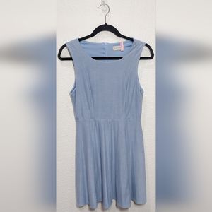 Crushed Velvet Skater Dress